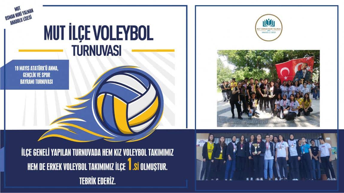 19 Mayıs Atatürk'ü Anma, Gençlik ve Spor Bayramı Voleybol Turnuvası